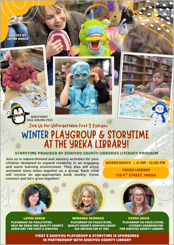 Winter Playgroup & Storytime at the Library - Yreka -- Feb 2026res