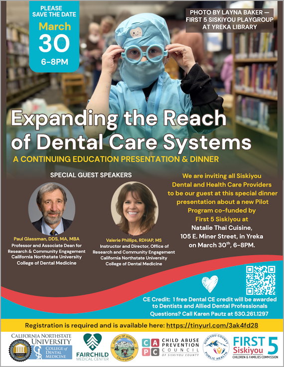 Expanding the Reach of Dental Care Systems - CE Presentation & Dinner - Mar 30, 2026res