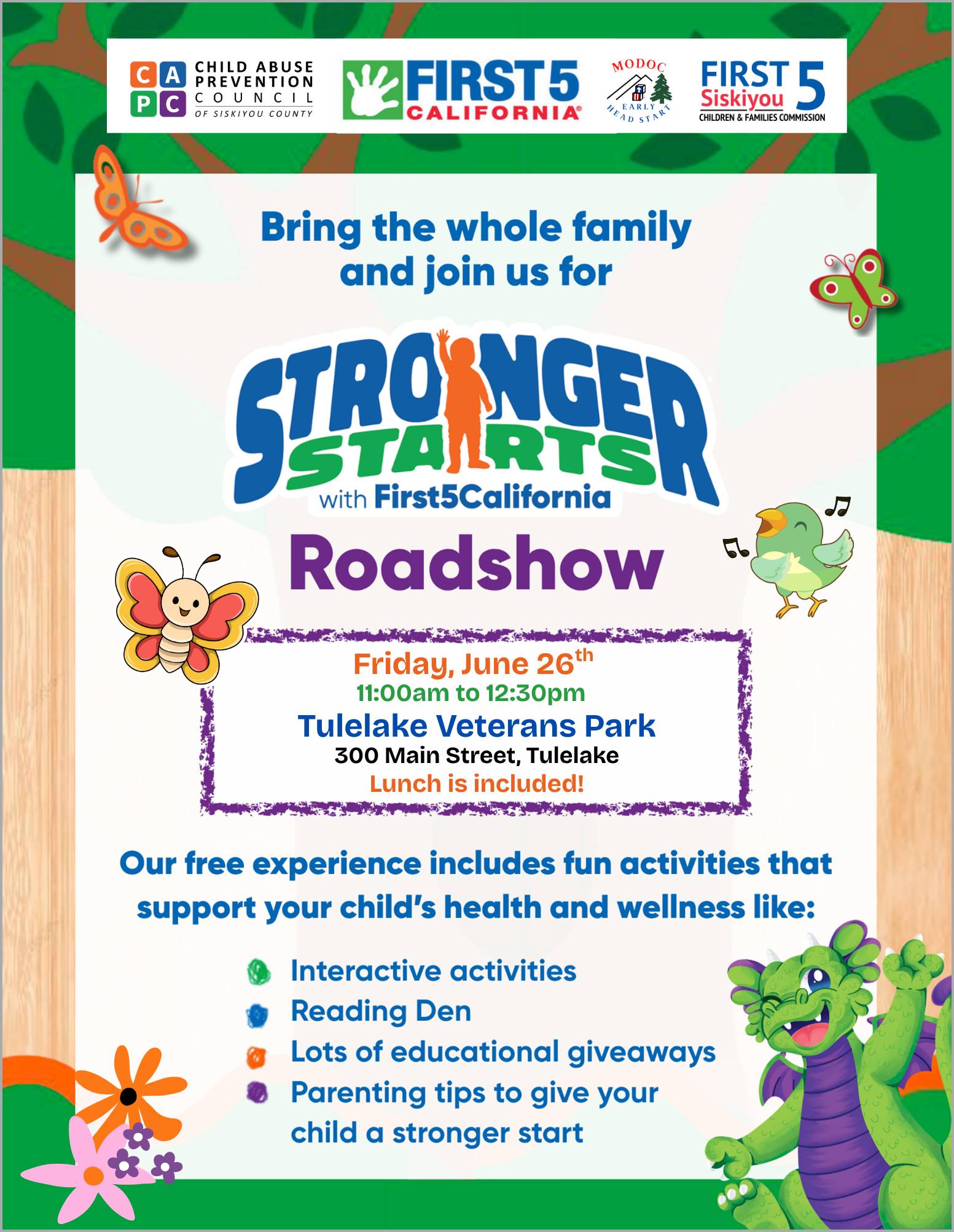 First 5 CA - Stronger Starts - Tulelake - June 26, 2026